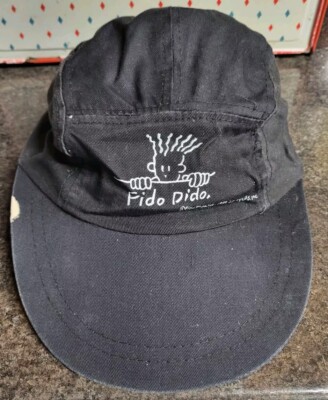 Vintage 1980s Fido Dido 5 Panel Adjustable Hat , 7UP Mascot 