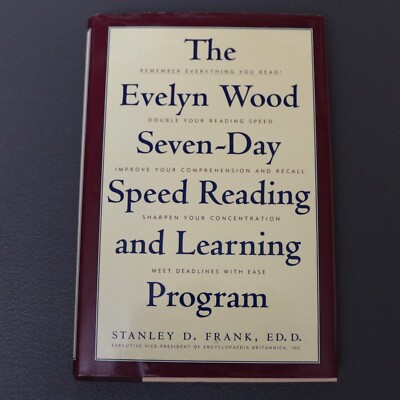 The Evelyn Wood Seven Day Speed Reading & Learning Program, Stanley D. Frank H/C