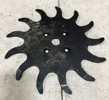 757021 Beveled Wheel Left Bevel Wheel Row Cleaner Replacement Black