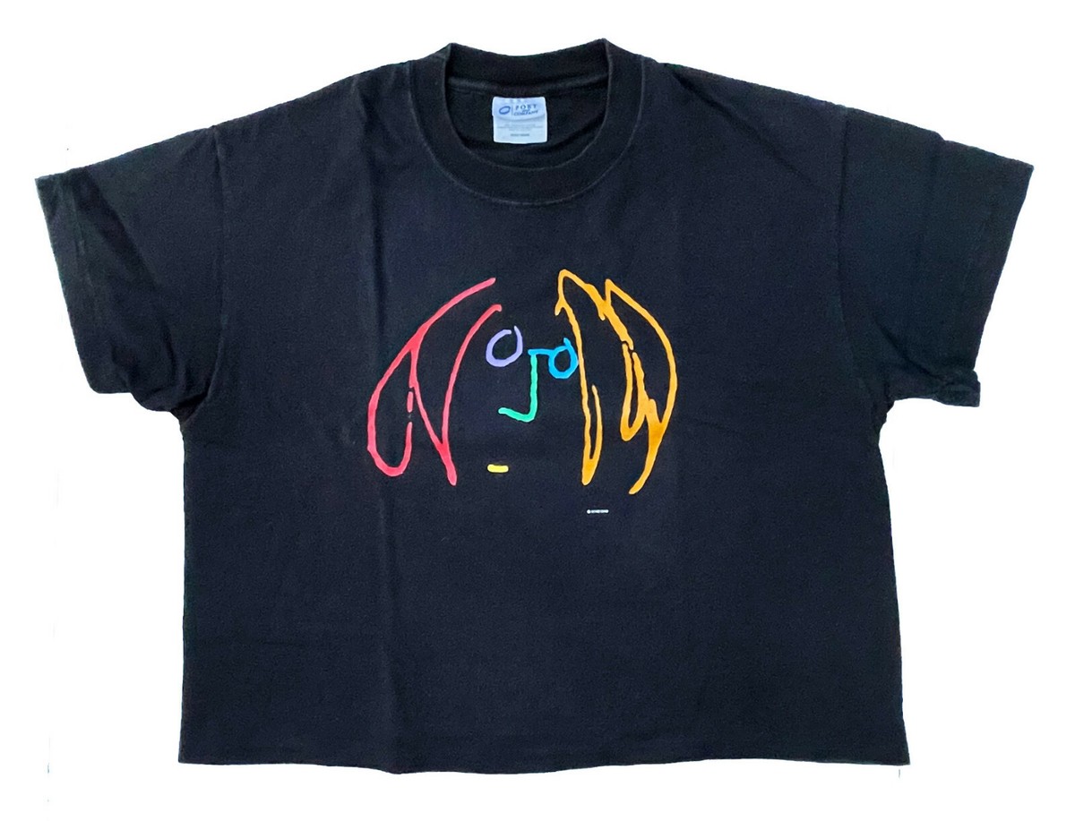 John Lennon アートTシャツ yoko ono screenstars VINTAGE 80s JOHN LENNON BAG ONE ART T-SHIRT THE BEATLES ROCK