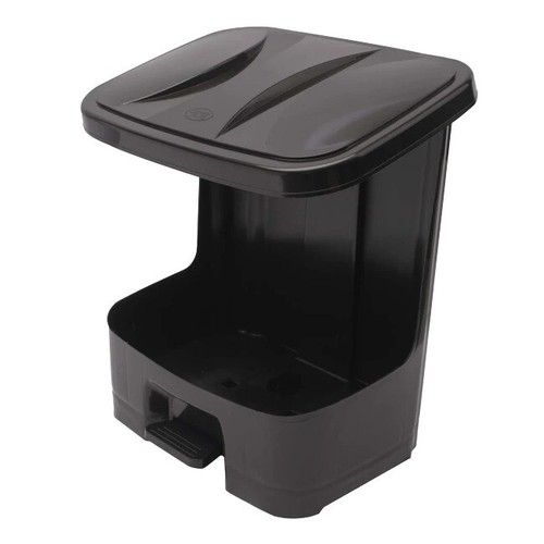 Plastic Twin Pedal Bin & Recycle Recycling Rubbish Home Kitchen Office Dustbins - Picture 7 of 87