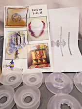 Fiber Goddess The Diva Fiber Cord Maker Braiding Kit 8 Md, 8 Sm Bobbins