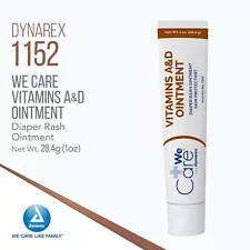 DYNAREX Vitamin A & D Ointment Great Skin Protectant & Diaper Rash  1 oz. Tube