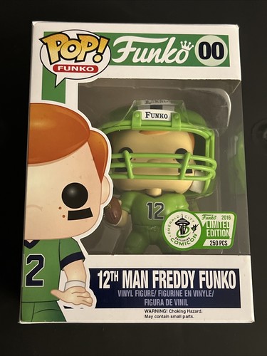 Funko Pop! 12th Man Freddy Funko ECCC 2016 1/250 RARE - Afbeelding 1 van 19