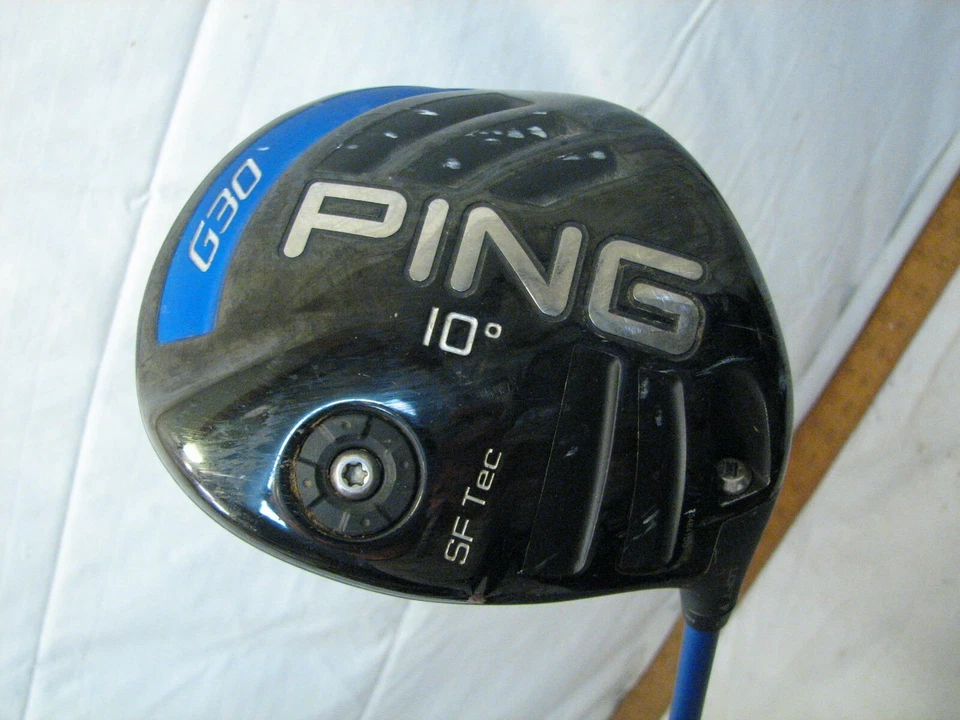 Used Ping G30 10 deg Tfc 419 Senior Mens Right-Handed Driver Gold Club Wood - Image 2 of 4