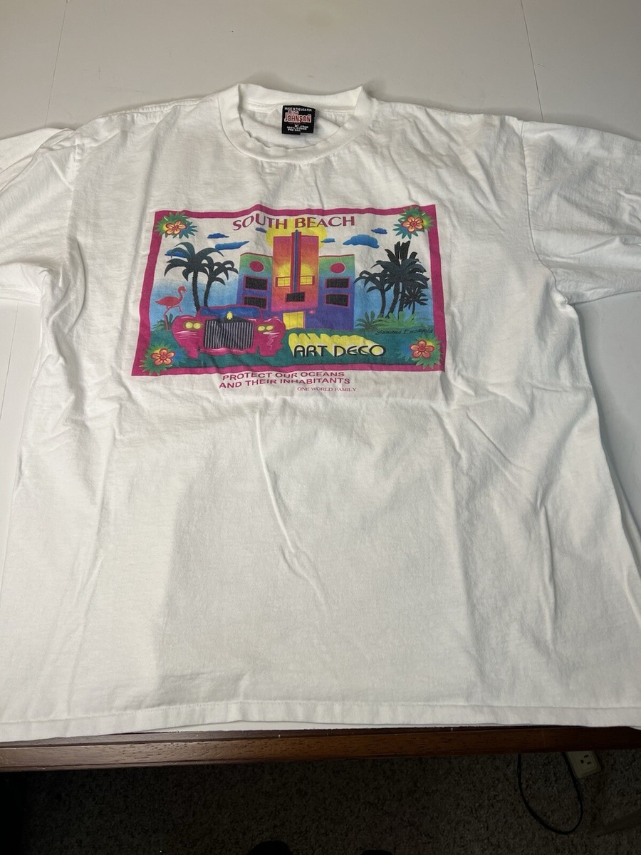 80's デッドストック LIFE'S A BEACH 総柄 半袖シャツ 80'S LIFE'S A