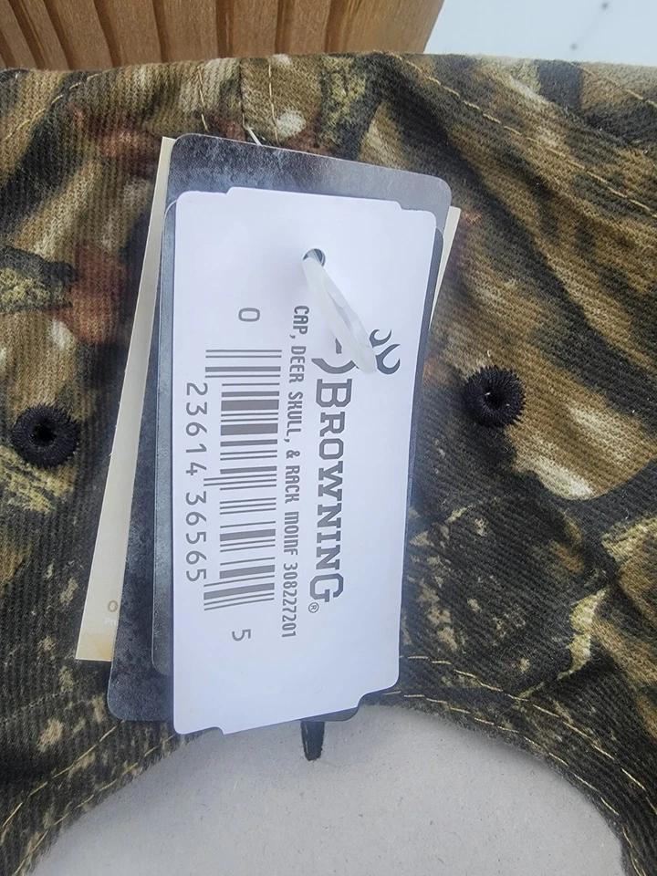 Sombrero de Caza Browning Árbol Real Camuflado Espalda A Presión Sombrero Estilo Envejecido Foto 3 de 4