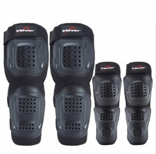 4pcs/set Motorcycle Riding Knee Pads Motocross Protective Gears Elbow Guards