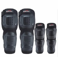 4pcs/set Motorcycle Riding Knee Pads Motocross Protective Gears Elbow Guards