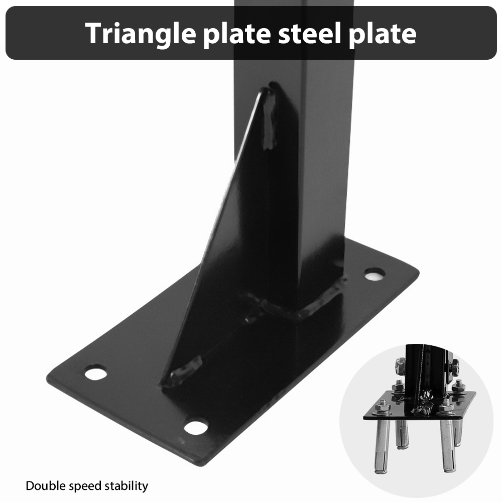 Wall Mounted Pull Chin Up Bar Heavy Duty Dip Station Gym Home Exercise