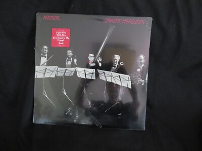 KANSAS, Drastic Measures [with hype sticker] USA New Sealed Old Stock LP