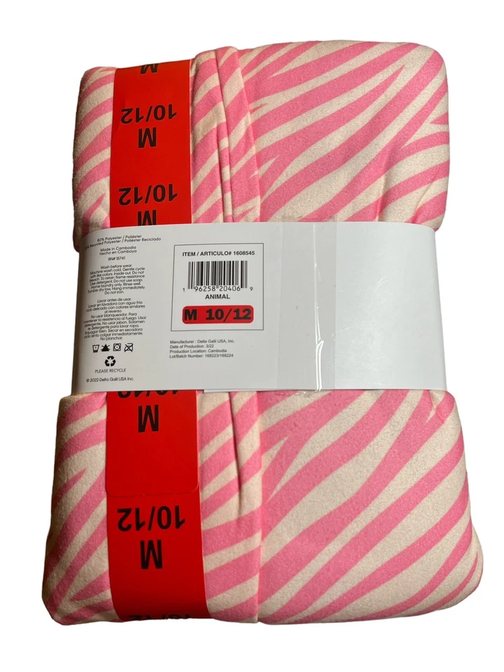 Calvin Klein 3 Pack Sleep Jogger Girls Medium 10/12 Pink Zebra Black Grey Spots - Image 2 of 4