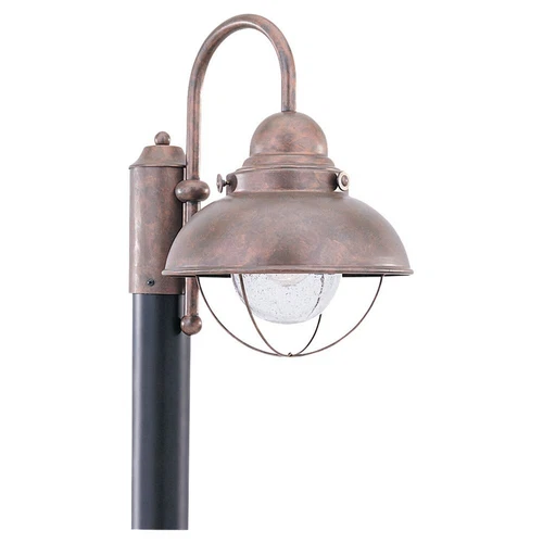 Sea Gull Lighting One-Light Outdoor Post Lantern Outside Fixture, Full Size, ... - Picture 5 of 6