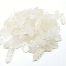 115g 1/4 lb Lot Tibet Natural Clear Quartz Crystal Points Wand Specimens