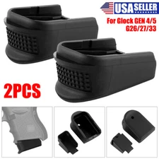 2Pcs PG-G42733 For GLOCK GEN 4 & 5 G26, G27, G33 Grip Plus Extension GEN4 GEN5
