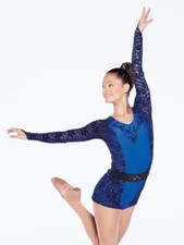Revolution Dance Unbreakable Royal Blue Costume Size Medium Adult RC18517 NEW 