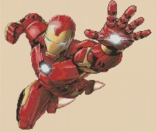 Iron Man Character Counted Cross Stitch CHART No. 10-136