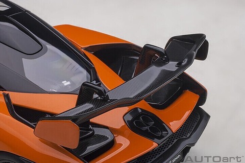 Coche modelo McLaren Senna (Trophy Mira naranja y negro) 1/18 de AUTOart 76078 - Imagen 11 de 12