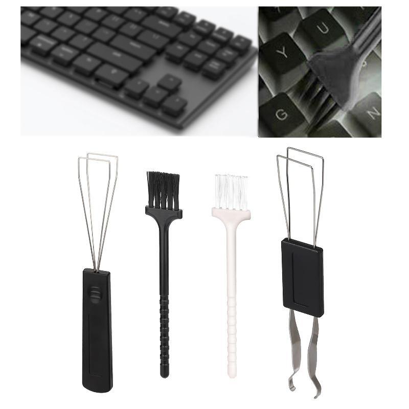 Keyboard Cleaning Brush Set Easy to Use Keycap Pullers for Radiators
