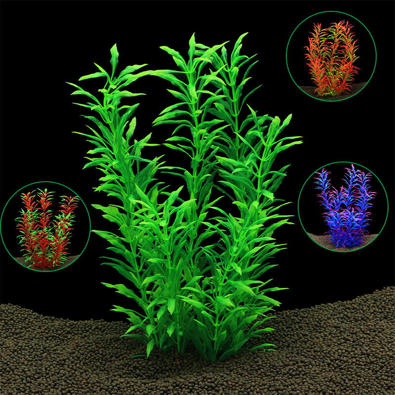 Artificial Plants Fish Tank Decoration Aquarium Ornament Plastic Plants CL07-S-image