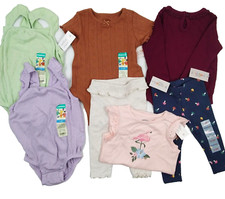 Garanimals Summer Casual Babygirl Assorted Tops  Bottoms Sets SZ 3-6mo Lot of 7