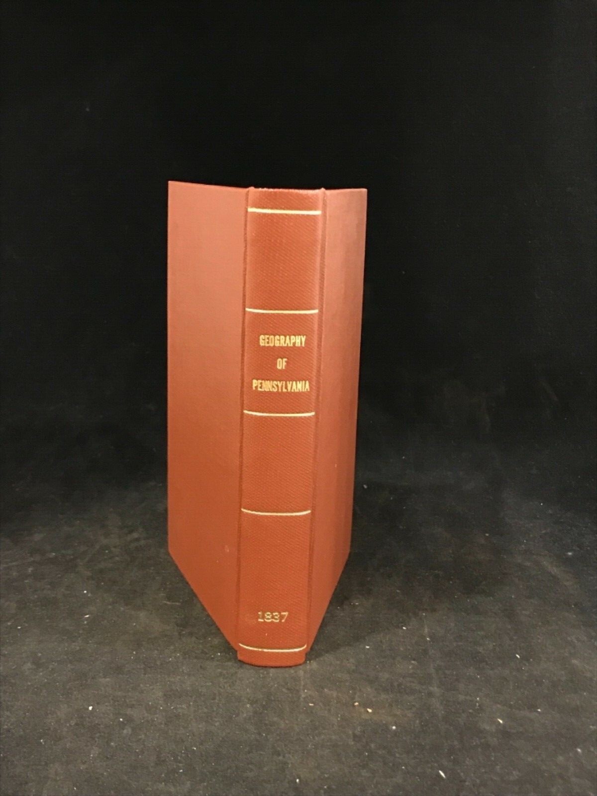 1837 Geography of Pennsylvania Eaton Early Am Illus Phila Printer