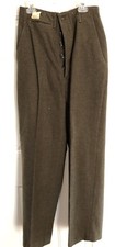 New Old Stock W/ Tags WW2 US Army Button Fly OD Wool Trousers Pants Size 28 X 31