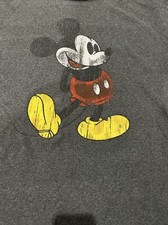 Vintage Walt Disney World Mickey Mouse Ringer Shirt 2007-2009 Old Tags Large