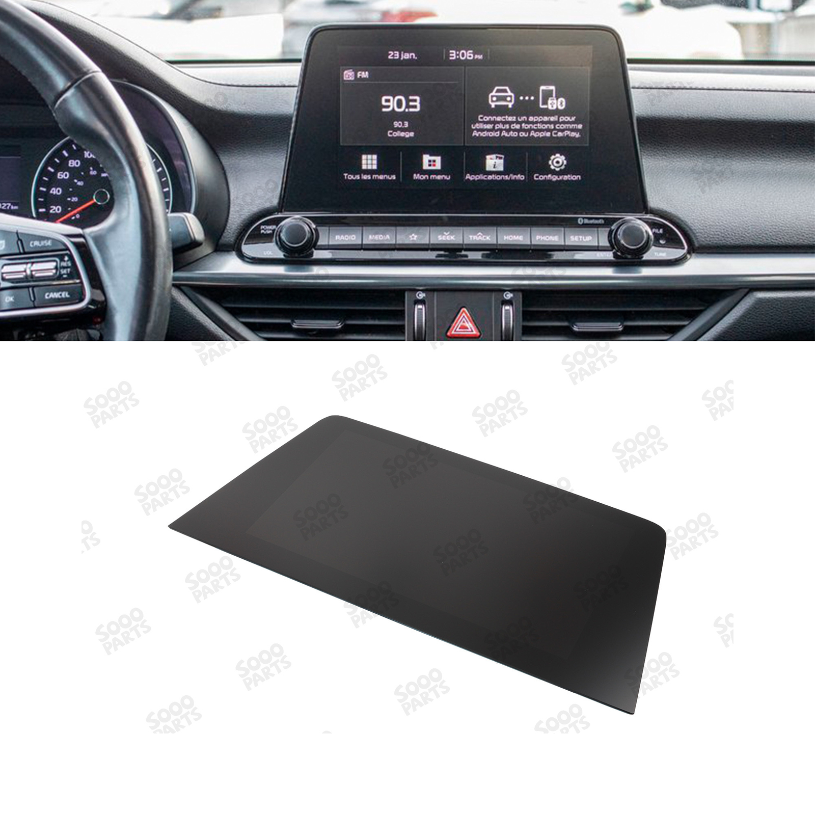 8" LCD Display With Touch Screen For 2019-2021 Kia Forte Nav Radio 96160-M7070WK