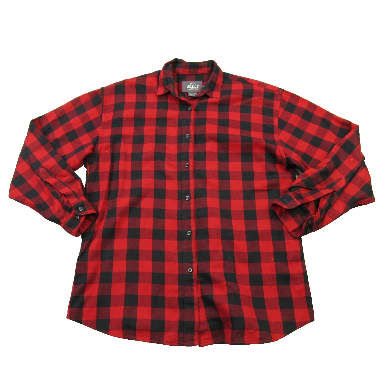 Woolrich Shirt Mens Medium Long Sleeve Button Up Outdoors Checks
