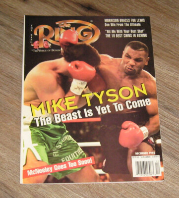 THE RING Boxing magazine December 1995 Naseem Hamed MIKE TYSON Jack Delaney