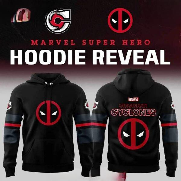 Cin.cinn.ati Cycl.ones Marvel Deadpool Hoodie