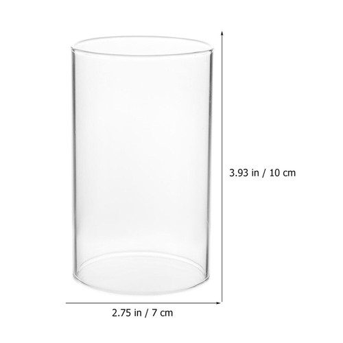 Glass Candle Lampshade Votive Candles Holder Glasses Tall Cylinder - Picture 2 of 12