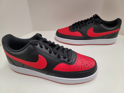 Nike COURT VISION LO NN Basketball Sneaker Black University Red - Main Image