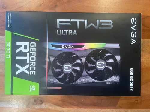 EVGA GeForce RTX 3070 Ti FTW3 ULTRA GAMING 8GB GDDR6X Graphics Card ORIG PACKAGE