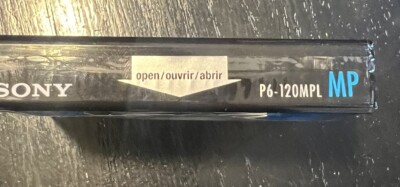 Sony 120 min 8 mm Standard Video Tape Cassette P6-120MPL Vintage