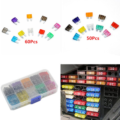 110x Car Suv Low Profile Micro Blade Fuse Box Assortment 2-35Amp Insurance Fuse