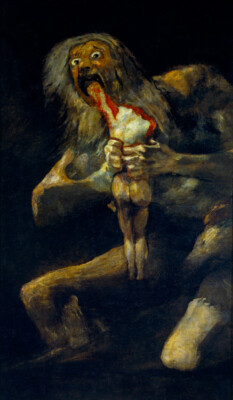 Saturn Devouring His Son Black Painting Francisco Goya 1820s Painting Art Print