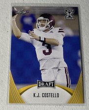 2021 Leaf Draft SP Gold Parallel XRC Rookie RC KJ Costello #12 Mississippi State