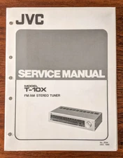 JVC T-10X Tuner Service Manual *Original*