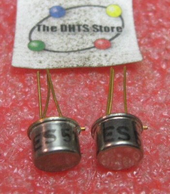 ES51 Elcom Silicon Si PNP Transistor TO-38 - NOS Qty 2
