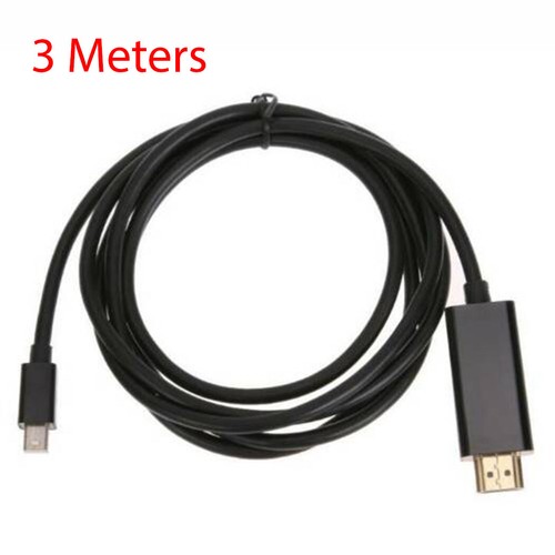 1.8m / 3m Mini DisplayPort DP to HDMI Display Port Cable For MacBook Pro Air Mac - Picture 7 of 7