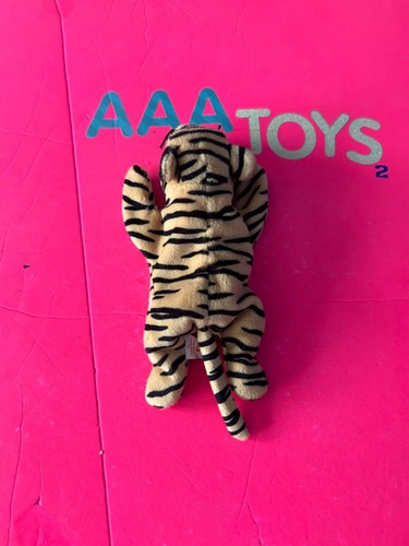 STRIPES THE TIGER Rare And Retired 1995 Ty Beanie Baby With Tag (8.5 Inches) - Picture 1 of 2