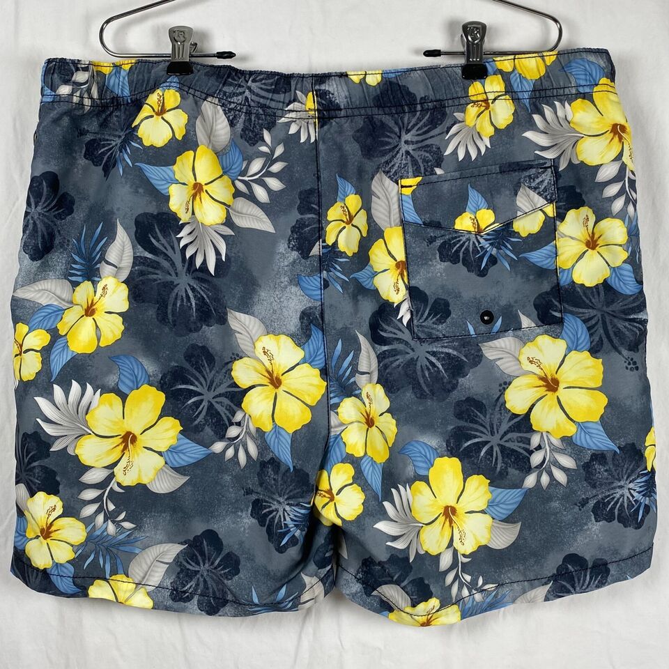 Tommy Bahama Relax Yellow Hybiscus Swim Shorts XL | eBay