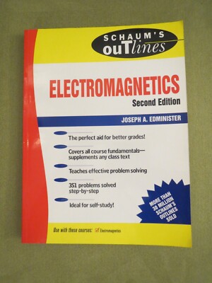 Electromagnetics: 2nd Edition (Schaum's Outlines) by Joseph A. Edminister