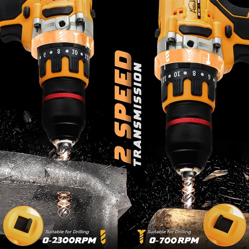 For DEWALT DCB205 20V Brushless Cordless 1/2 in Hammer Drill/Driver (Bare Tool) - Picture 4 of 14