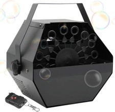 Metal Portable Bubble Machine Professional Automatic Bubble Maker w/High Output