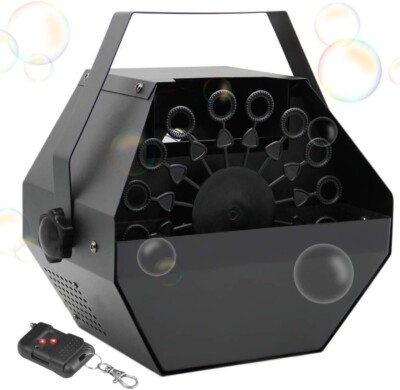 Metal Portable Bubble Machine Professional Automatic Bubble Maker w/High Output