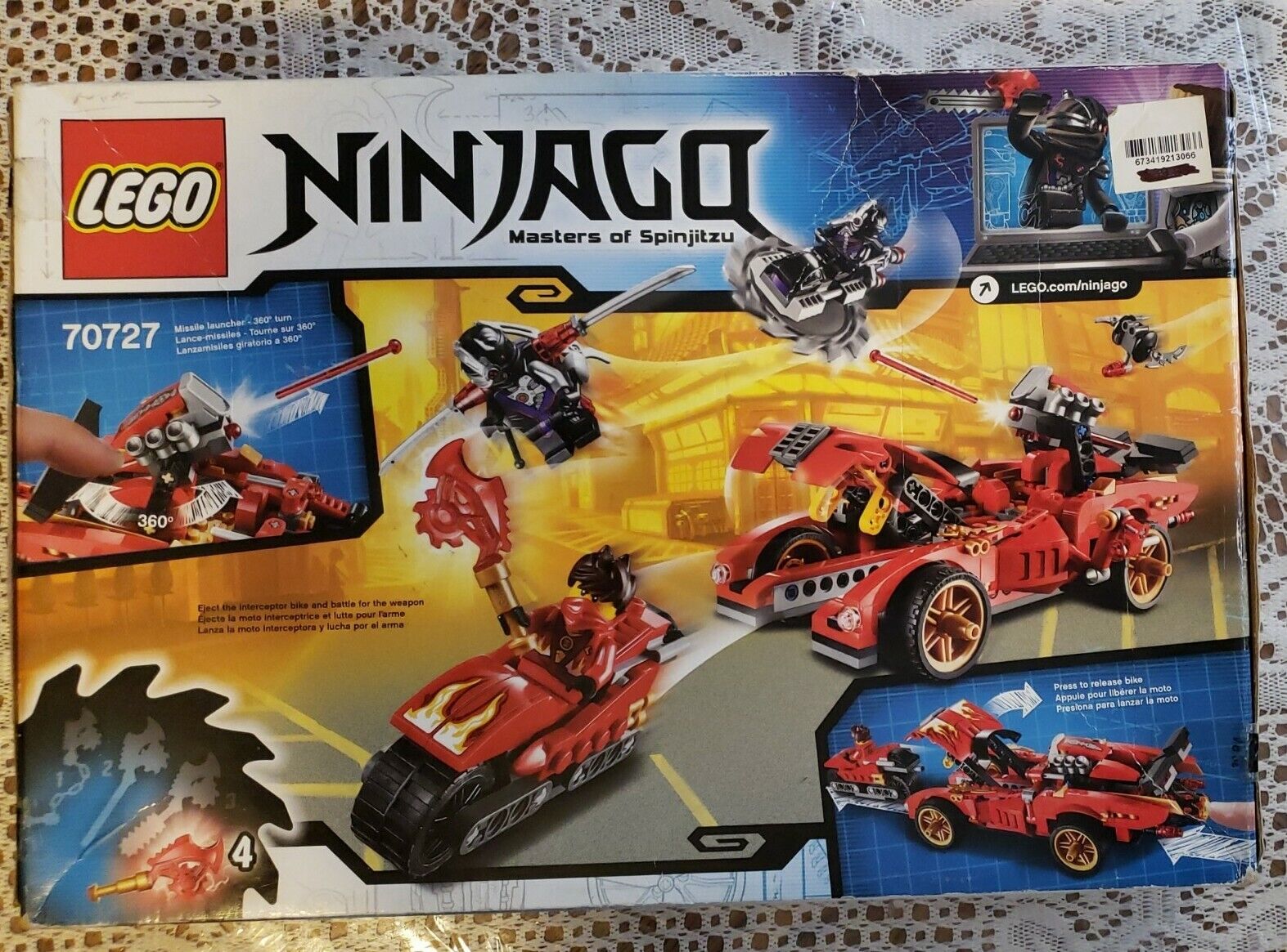 LEGO Ninjago X-1 Ninja Charger (70727) NEW NIB RETIRED - Read