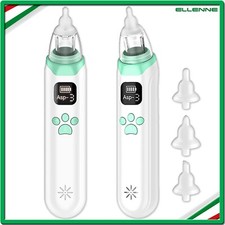 ✅ ASPIRATORE NASALE ELETTRICO PER BAMBINI RICARICABILE CON USB PER MUCO NEONATI✅